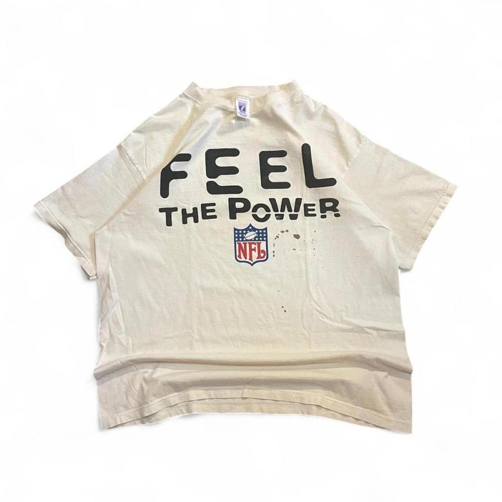 Vintage 90s Logo 7 NFL "Feel The Power" T-Shirt